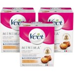 Veet lot de 3 cires au sucre minima - douceur longue durée - corps et visage - argan Veet lot de 3 cires au sucre minima - douceur longue durée - corps et visage - argan