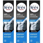 Veet crème dépilatoire veet men - peaux sensibles tube de 200 ml lot de 3 Veet crème dépilatoire veet men - peaux sensibles tube de 200 ml lot de 3