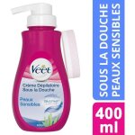 Veet silk & fresh pilation crme dpilatoire sous la douche peaux sensibles 400ml