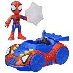 V�hicule arachno - bolide de spidey avec figurine de 75 cm et accessoire jouets pour enfants d�s 3 ans ...