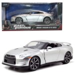 Vhicule die cast - jada - nissan gt - r r35 - gris - fast and furious - pour enfant