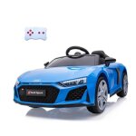 V�hicule �lectrique - milly mally - audi r8 spyder - bleu - 4 roues - � partir de 3 ans