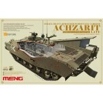 V�hicule militaire - meng - transport de troupes isra�liennes achzarit - maquette - vert - ext�rieur