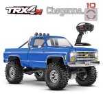 V�hicule radiocommand� trx - 4m chevrolet k10 1 / 18 blue 97064 - 1 - blue traxxas - batterie - 4x4 - ...