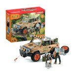 Véhicule tout - terrain avec treuil coffret de jouets schleich 16 pièces avec chimpanzé jeep garde forestier ... Véhicule tout - terrain avec treuil coffret de jouets schleich 16 pièces avec chimpanzé jeep garde forestier ...