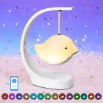 Veilleuse bb enfant musicale et lumineuse led avec enceinte bluetooth 7 couleurs intensit variable ...