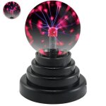 Veilleuse de chevet boule de plasma lampe 3 inch magique sensible tactile cristal sphre lumire de sphre ...