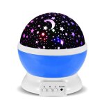 Veilleuse etoiles chevet veilleuse virevoltant lampe de projecteur en ciel etoile en plafonnier pour ...