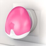 Veilleuse murale automatique - pabobo - rose - pour enfant - led �co consommation
