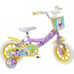 V�lo 12 pouces - mon petit poney - rose - roulettes amovibles - panier - sonnette