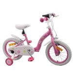 Vlo 14 kidbike - monovitesse - cadre acier - rose - fille