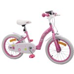 Vlo 16 kidbike - monovitesse - cadre acier - rose - fille
