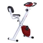 V�lo dappartement - homcom - pliable magn�tique cardio - training 8 niveaux r�sistance roulettes - acier ...