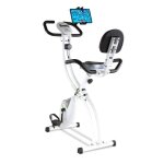 Vélo dappartement pliable dossier. back fit + support pour tablette / smartphone Vélo dappartement pliable dossier. back fit + support pour tablette / smartphone