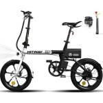 Hitway v�lo �lectrique pliable 16? e - bike moteur 250w avec batterie amovible 36v 90ah autonomie 35 ...