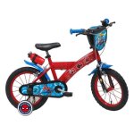 Vlo enfant 14 - spider - man - rouge - freins avant et arrire - rglable - 4  6 ans