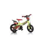 Vélo enfant garçon raptor 12 pouces - jaune - frein de guidon avant et pignon fixe arrière Vélo enfant garçon raptor 12 pouces - jaune - frein de guidon avant et pignon fixe arrière