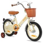 V�lo enfant - hiland - stitch - roue de 14 pouces - frein � main - panier � v�lo