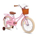V�lo pour enfants - hiland - r�tro d�contract� - 18 pouces - frein en u & tambour - porte - bagages