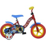 V�lo enfant - pat patrouille - 10 pouces - rouge - pignon fixe - roues amovibles
