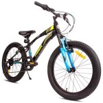 Vlo enfant - tiger bike - roues 20 - 6  10 ans - v - brake - cadre en acier - bquille latrale - noir ...