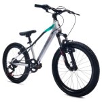 Vlo enfant - verdant bike - roues 20 - 6  10 ans - v - brake - bquille latrale - cloche - argent