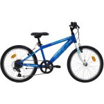 Vlo enfant - vtt 20 rigide - 6 vitesses avec drailleur shimano ty21 - freins v - brake - poigne tournante ...