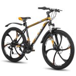 V�lo vtt - hiland - cadre aluminium 26 pouces - shimano 21 vitesses - freins � disque et suspension avant ...