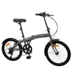 Vlo pliant 20 mercier - 6 vitesses - gris - mixte