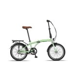 Vlo pliant pacto eleven - 3 vitesses shimano nexus - cadre en acier - haute qualit - vert