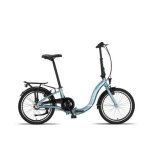 Vlo pliant pacto seven - shimano nexus 3 vitesses - cadre aluminium - entre basse - unisexe - bleu