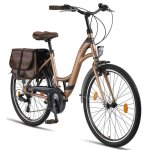 Vélo de ville pour femme - marque - 26 - 28 pouces - cadre en aluminium - 21 vitesses - sans suspension ... Vélo de ville pour femme - marque - 26 - 28 pouces - cadre en aluminium - 21 vitesses - sans suspension ...