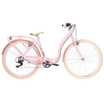 Vélo de ville femme legrand lille 2 d - rose / gris brillant - 17 pouces - 6 vitesses - v - brake Vélo de ville femme legrand lille 2 d - rose / gris brillant - 17 pouces - 6 vitesses - v - brake