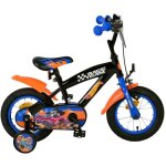 V�lo de ville - loisir - mattel - hot wheels 12 pouces - frein � r�trop�dalage - noir / orange / bleu ...