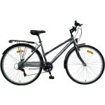 Vlo vtc 28 mercier - 6 vitesses - cadre acier - gris - femme