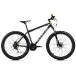 V�lo vtt semi - rigide 27 plus - ks cycling - xceed - unisexe - 24 vitesses - noir - vert - taille de ...