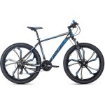 V�lo vtt semi - rigide 275 - ks cycling xplicit - homme - 21 vitesses - noir - bleu