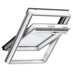 Velux fentre de toit ggl ck02 2076 (55 x 78 cm) bois avec vitrage 76f - sans raccord