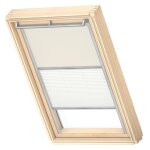 Velux store original duo occultant beige clair cadre argent� dfd sk08