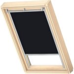 Store occultant - velux - dkl ck01 - noir - polyester - installation facile Store occultant - velux - dkl ck01 - noir - polyester - installation facile
