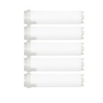 Venteo - cartouche lot x5 filtration eau salle de bain filtres de remplacement pommeau de douche filtre ...