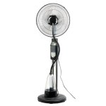 Ventilateur sur pied - sichler - 70 w - � 35 cm - vaporisation - oscillation - t�l�commande