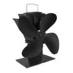 Ventilateur de chemine - uisebrt - 4 pales - sans piles - sans lectricit - 50c