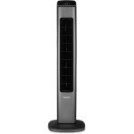 Ventilateur colonne - medion - 47 w - hauteur 91 cm - 5 vitesses - oscillation 80 - tlcommande - noir ...