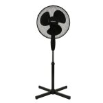 Ventilateur de pied - oceanic - 45 w - � 41 cm - 3 vitesses - oscillant - inclinable - noir