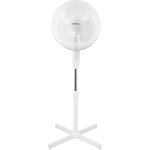 Ventilateur de pied oceanic - 45w - diam�tre 41 cm - 3 vitesses - oscillant - inclinable - blanc