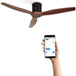 Ventilateur de plafond - create - sans lumi�re - silencieux - fonction �t� / hiver - wi - fi