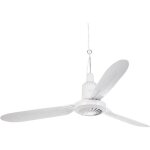 Ventilateur de plafond mobile - sichler haushaltsgerate - vt - 312. m - 3 pales flexibles - minuteur ...