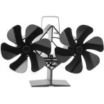 Ventilateur poele � bois � 12 pales pour la combustion de b�ches ventilateur de chemin�e silencieux � ...