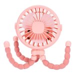 Ventilateur de poussette - salutuya - trépied flexible - rose - chargement usb - silencieux Ventilateur de poussette - salutuya - trépied flexible - rose - chargement usb - silencieux